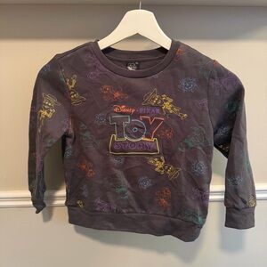 Disney Pixar Toy Story Sweatshirt 4T | All-Over Print Crewneck